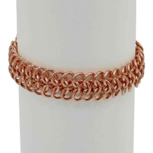 4-in-1 copper chain maille bracelet